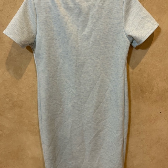 Pinkblush Soft Blue structured knit mini dress adorable medium - Picture 3 of 5